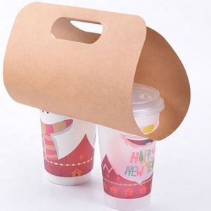 Portable  takeaway Coffee Paper Cup Carrier cup Holder With Handle