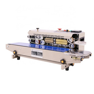 Continuous Band Sealer with Conveyor Plastic Film Sealer  Food Packing Machine Bag Sealing Machine