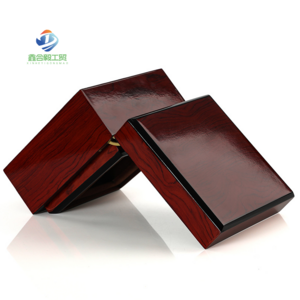 Wholesale High Quality Luxury Watch Case Custom Logo Watch Packaging Box Red and Black Wooden Watch Case