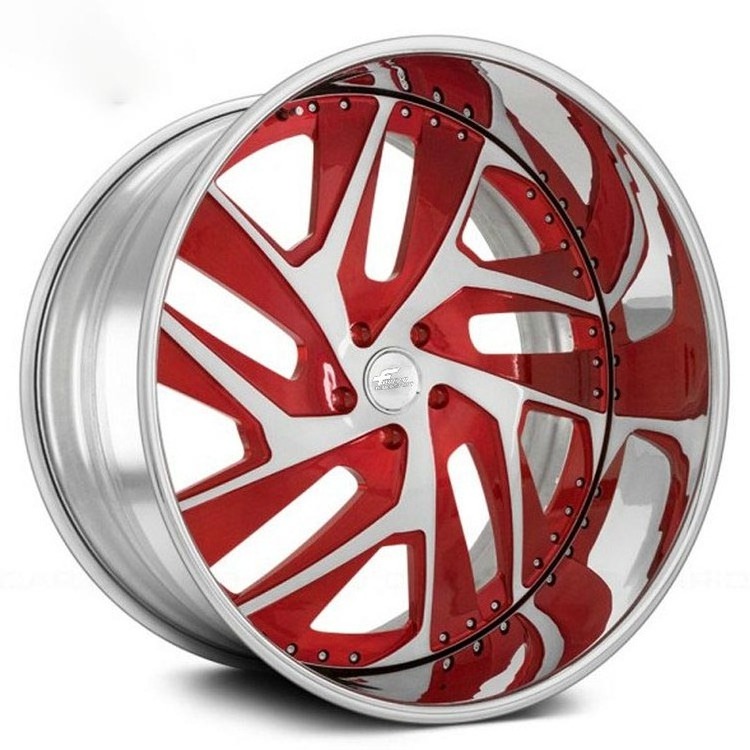 Custom Forged Wheel 22 23 24 Inch Rim Polished Chrome Wheel for LX570