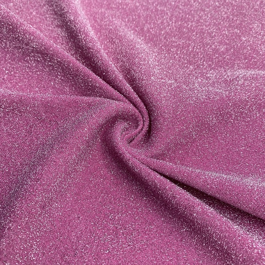 High-quality lurex nylon spandex fabric for swimwear bikini stretch shiny metallic fabric good stretch shimmer glitter fabric