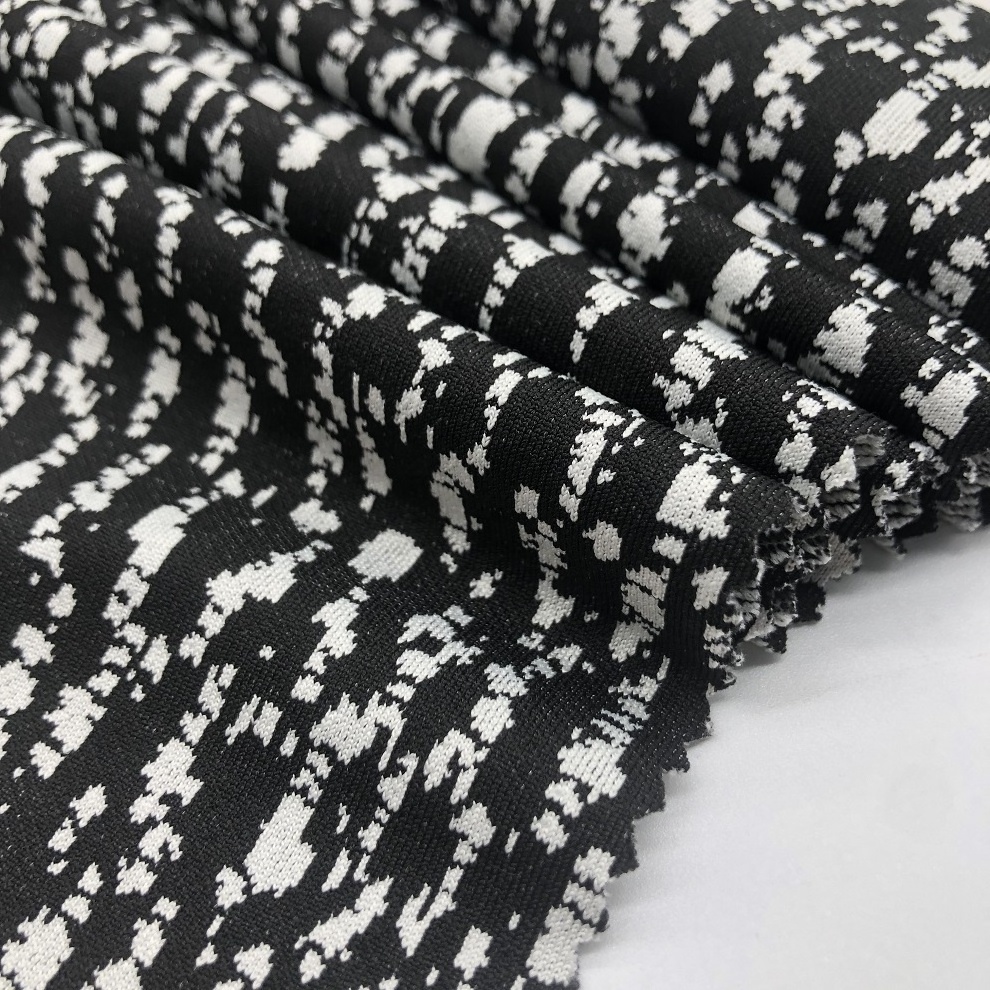 Yarn dyed polyester spandex sports fabric knitted fabric for sports leggings