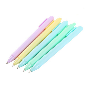 Ball Pen Cute Stationery For Macaron Multi Colors Cheap Promotion 0.5mm Plastic Ballpoint Pen