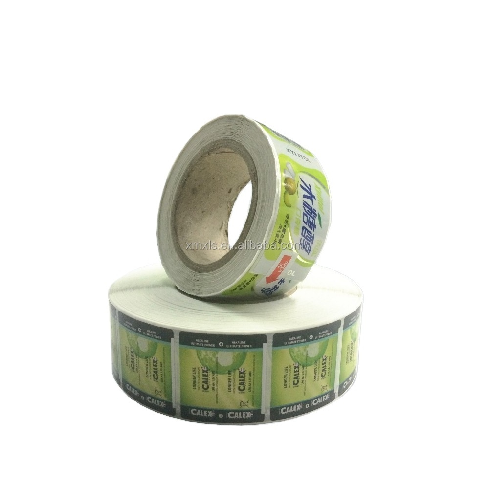 Customized shrink label for AA battery, shrink wrap labels