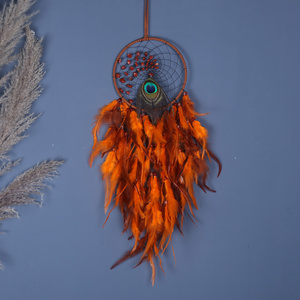 Creative Indian Dream Catcher Hanger Feather Forest Room Decoration Handwoven Dream Catcher Hanger