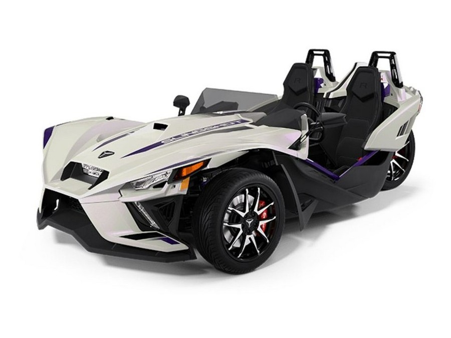 Newly Stcoked 2024 Polaris SLINGSHOT R Purple Lightning New Reverse Trike Motorcycle ready for shipment