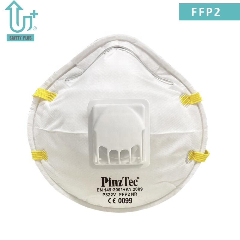 CE High-Efficiency Filtration FFP2 Dust Mask Respirator PPE Face Shield Half Face Mask in Construction