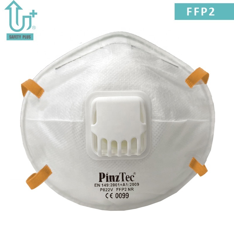 CE High-Efficiency Filtration FFP2 Dust Mask Respirator PPE Face Shield Half Face Mask in Construction