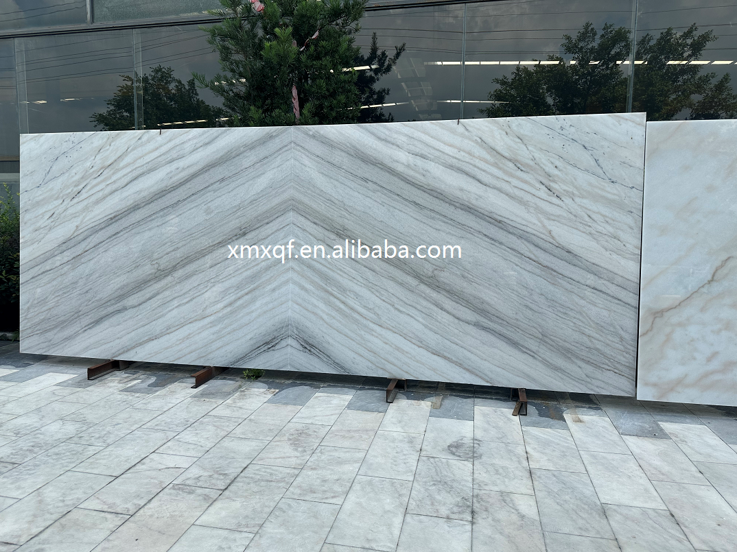 Crystal White Marble Milky White Marble Floor Alabaster Marble Tile Stone Slab Vietnam Sale Onyx Surface Technical Support Cut