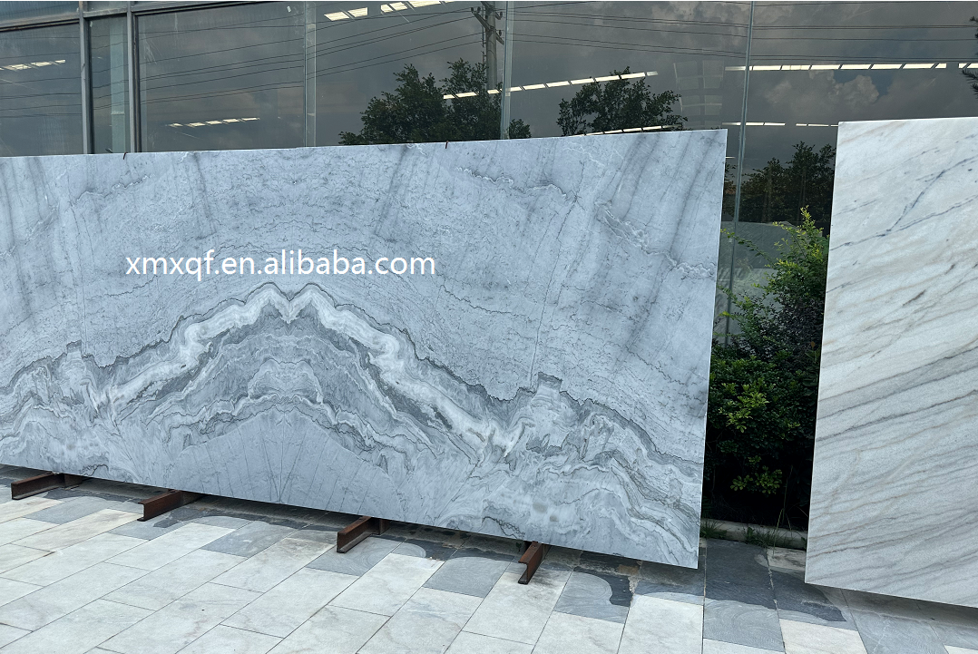 Crystal White Marble Milky White Marble Floor Alabaster Marble Tile Stone Slab Vietnam Sale Onyx Surface Technical Support Cut