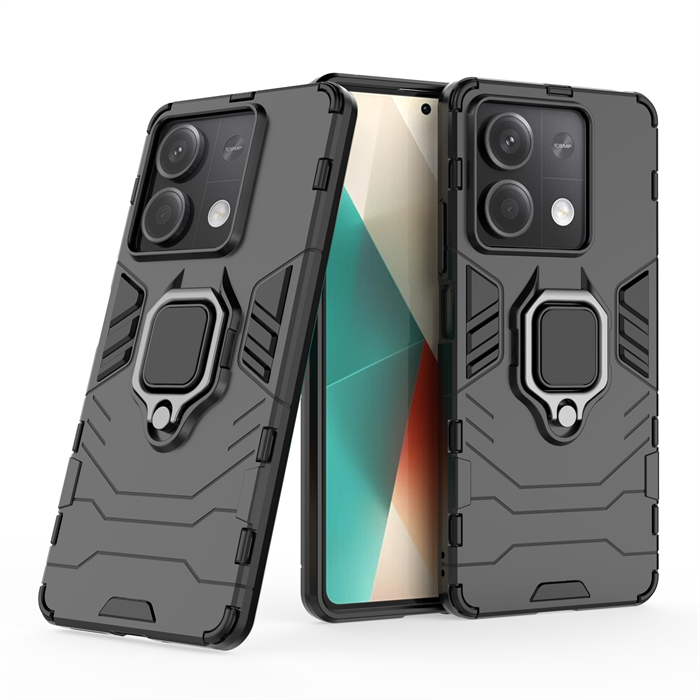 Rugged Shockproof Phone Case For Xiaomi Redmi Note 13 4G 5G 13Pro 13Pro Plus 5G Magnetic Ring Holder Kickstand Armor Case Cover