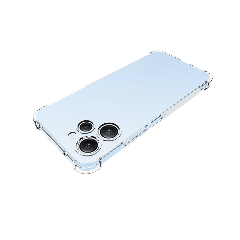 clear transparent shockproof tpu case For Xiaomi Redmi 12 4G soft back cover Corners Phone Case