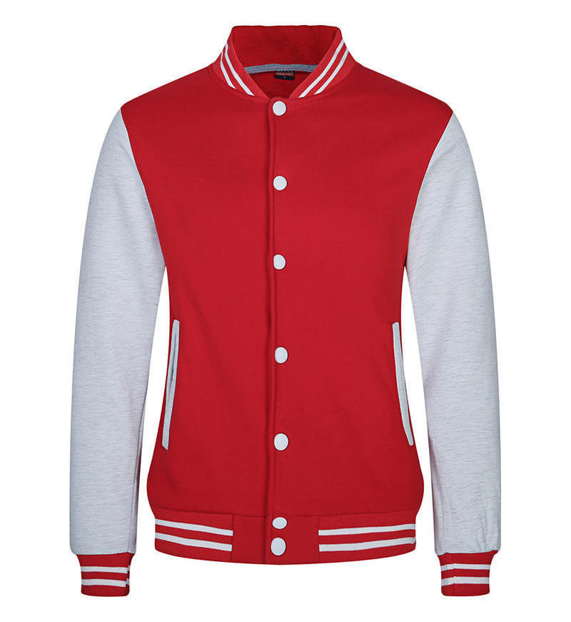 OEM custom high quality mens jackets corduroy fabric keep warm bomber letterman baseball for men