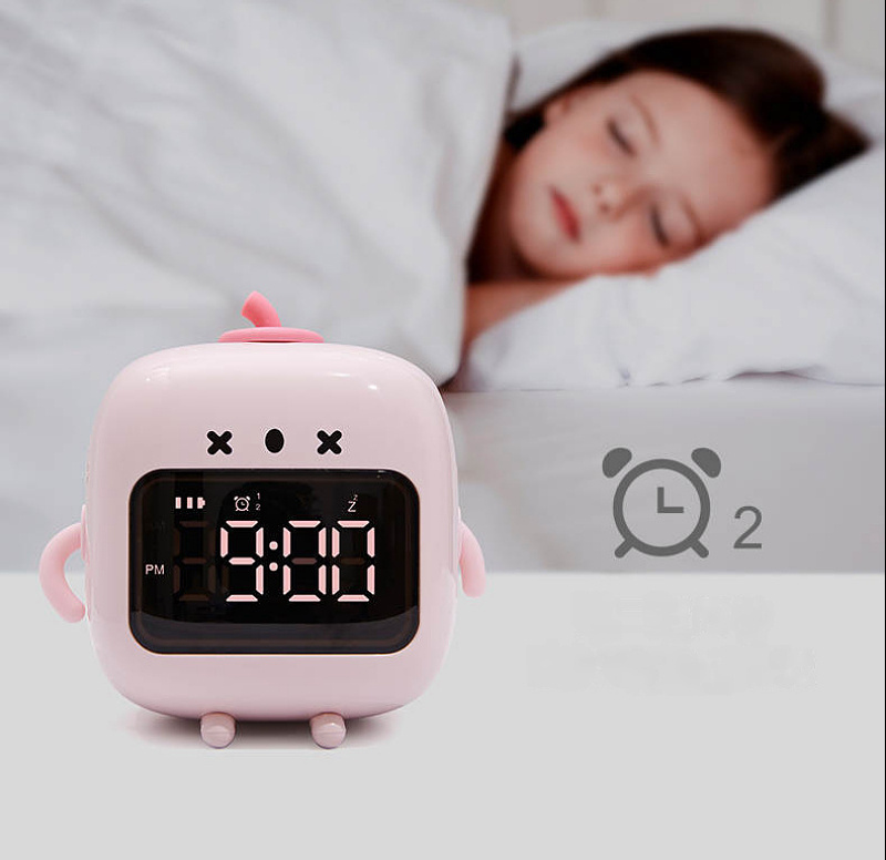 Creative Cartoon Learning Alarm Clock Time Management Sleep Training Countdown Silicone Children's Clock