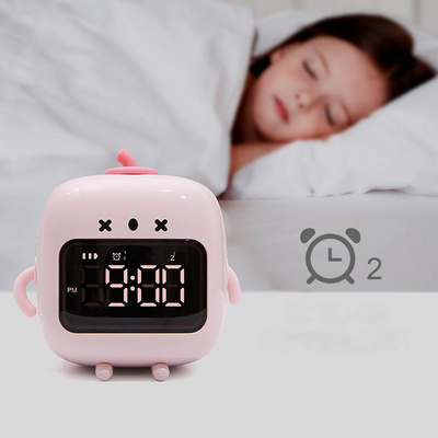 Creative Cartoon Learning Alarm Clock Time Management Sleep Training Countdown Silicone Children's Clock