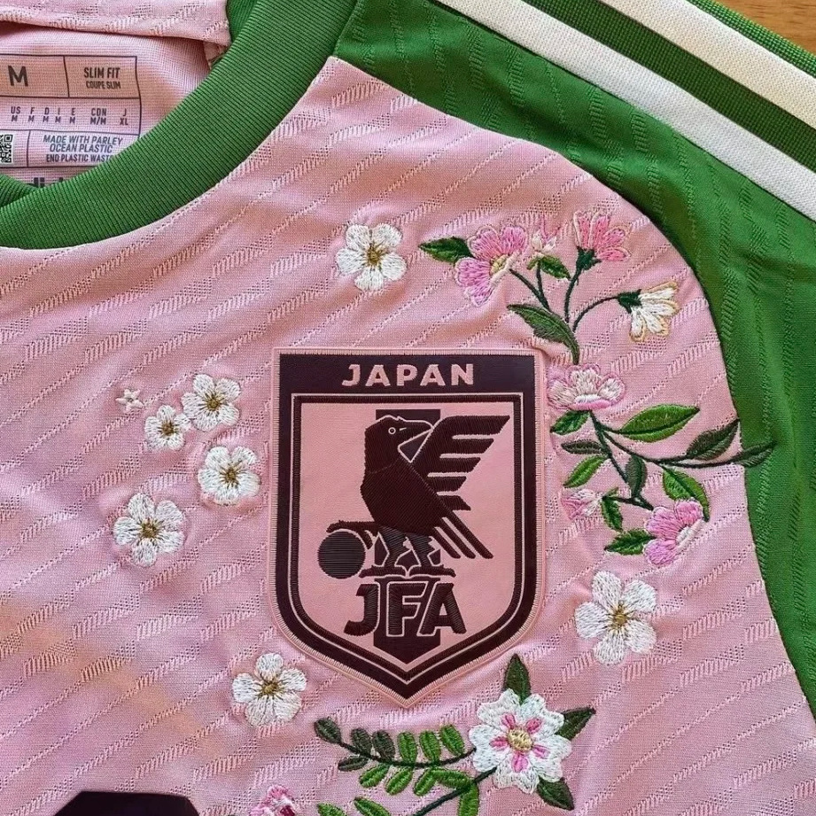 2022 Qatar Tela Jersey Fabric Polyester JFA Japan Team Jacquard 100 POLY Knitted Fabric for Sportswear T-shirt Soccer Jersey