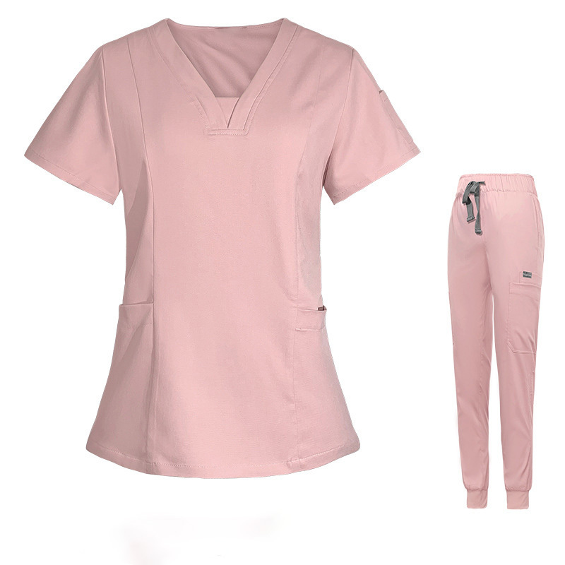 Factory Direct Fashionable Medical Top Uniforms scrubs sets   Dentist Polyester / Rayon Jogger scrub suit Hospital Uniforms