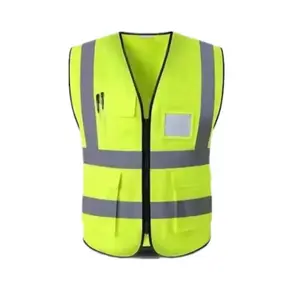 Wholesale Work Safety Reflective Clothing Reflective Vest Safety Vest Jacket Strip Personal Security Construction