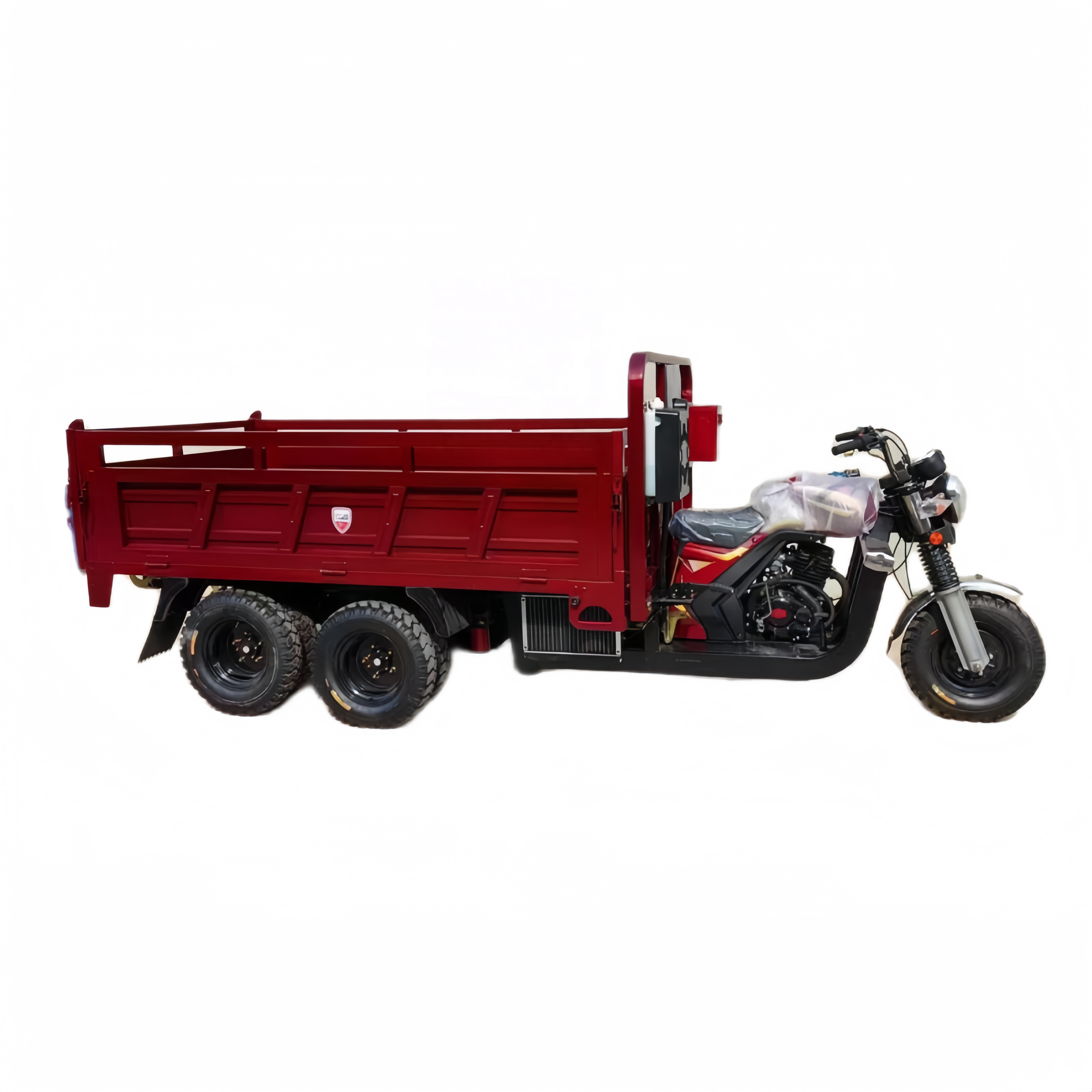 350cc Dump Cargo Motor Tricycle Load Tricycle Motorcycle 9 Wheels Tricycle for Freight