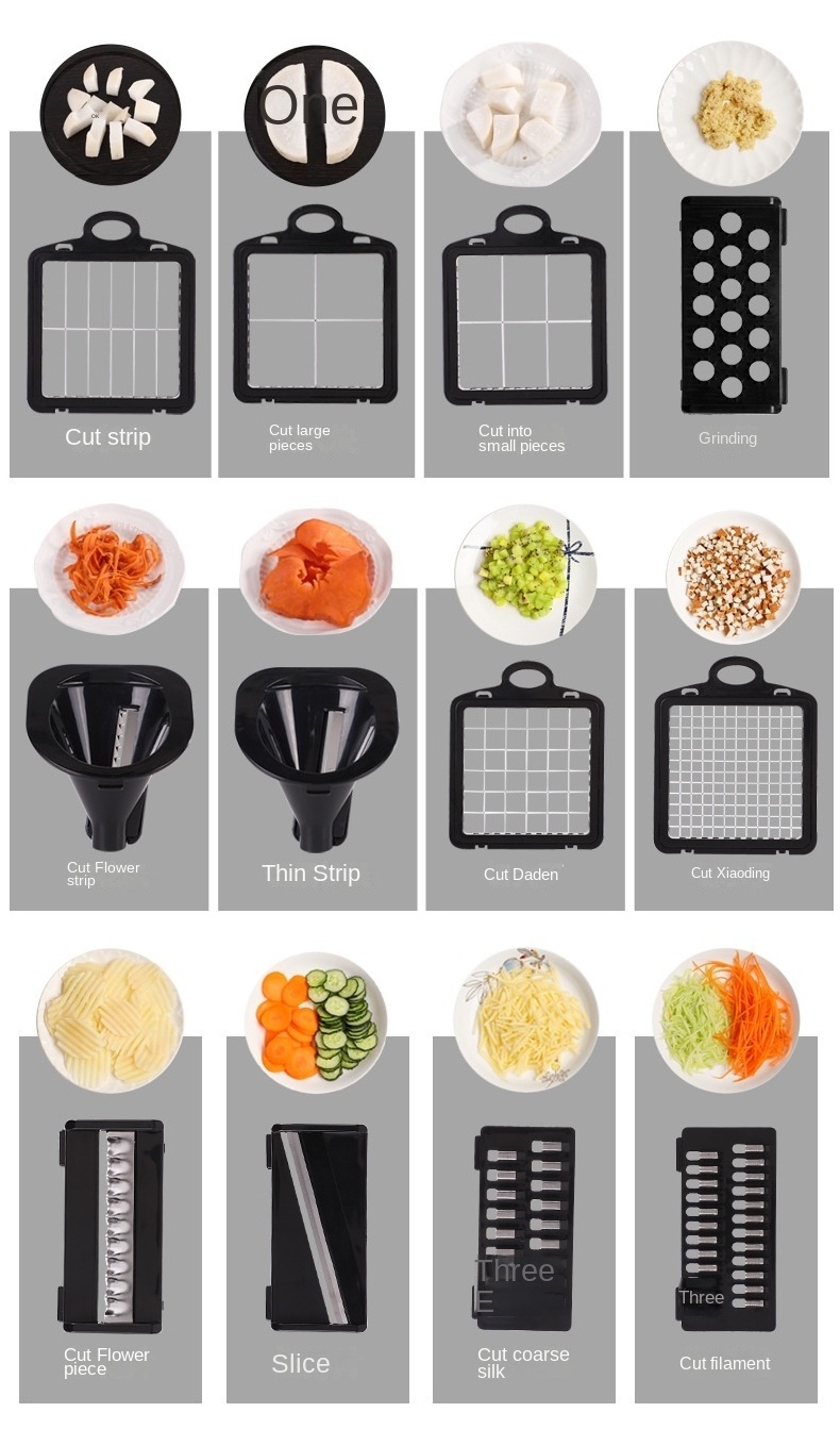 New products are of high quality Dropshipping 22  in 1 Vegetable  Mandoline Slicer Multifunctional Vegetable Cutter