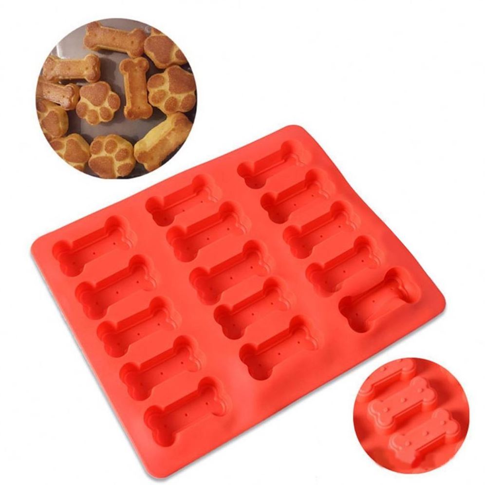 Easy to release durable food grade dog bone silicone cake mold baking utensils ice cream silicone mold