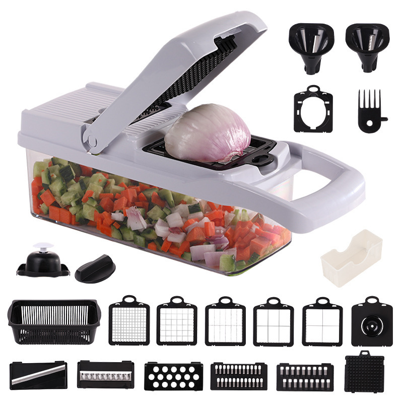 New products are of high quality Dropshipping 22  in 1 Vegetable  Mandoline Slicer Multifunctional Vegetable Cutter