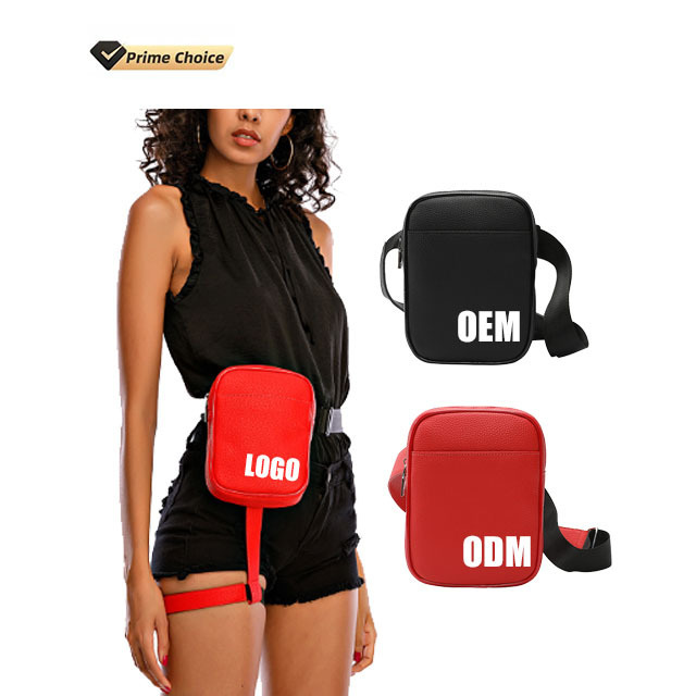 custom fashion harness leg bag thigh leather tight-fitting purse leg thigh bags for women motorcycle leg bag leather fanny pack