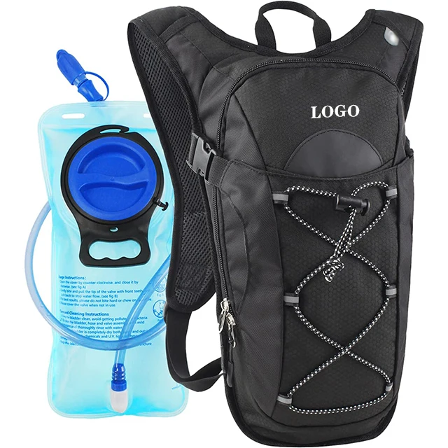 BSCI custom Backpack manufacturer Pack Waist Pack with Bladder Running Polyester Storage Unisex Letter hydration backpack