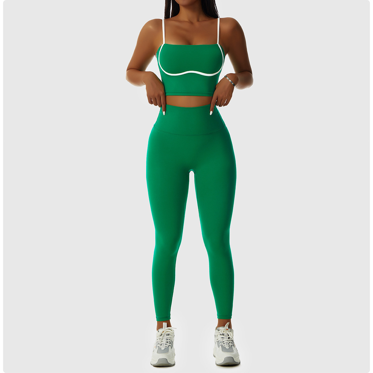 Wholesale Gym Clothes High Waist Sports Bra And Legging Set Sexy Yoga Workout Sets For Women