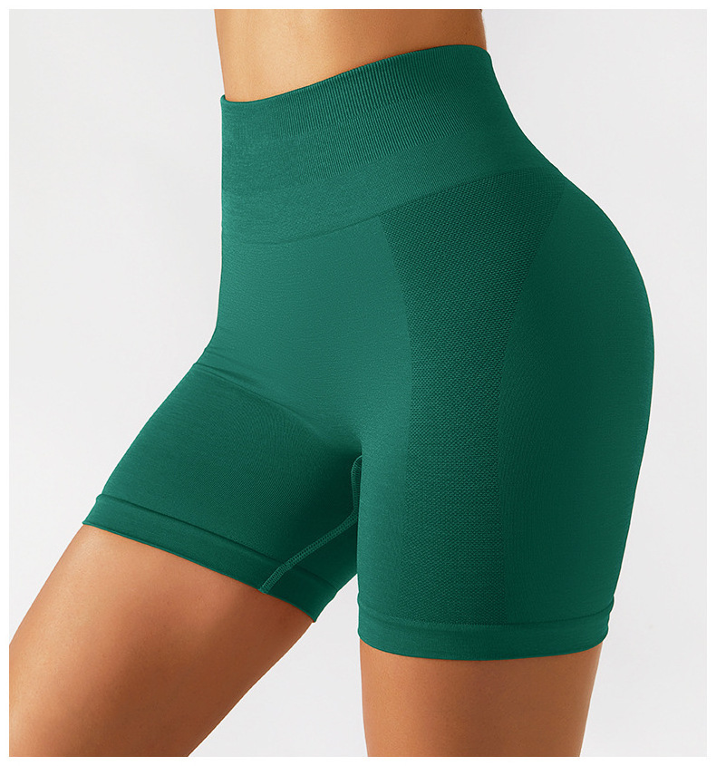 Custom Sports Wears  Womens Sexy Ass Seamless Gym Compression Shorts