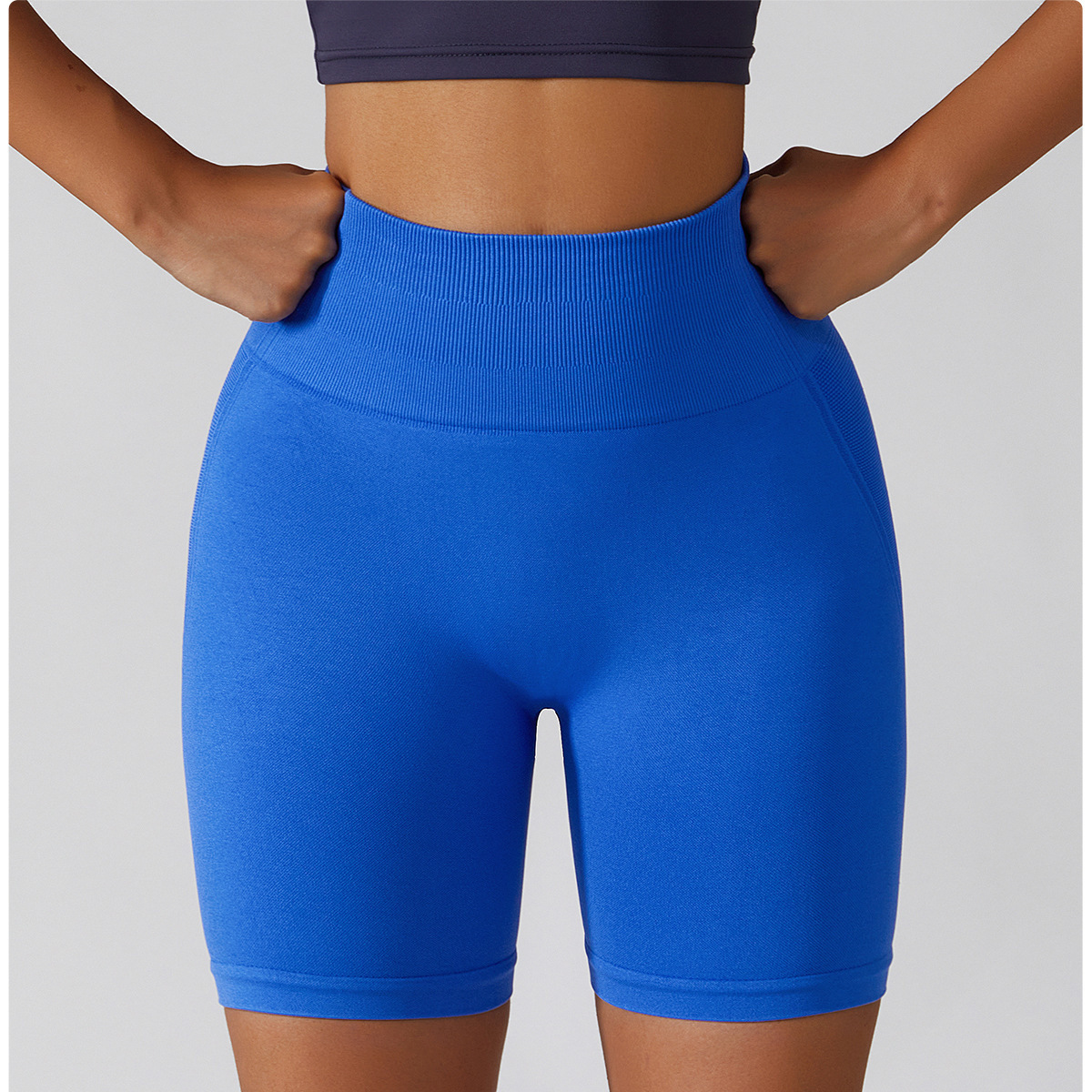 Wholesale Fitness Clothing High Waisted Sexy Ass Women Gym Workout Shorts