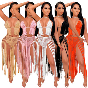 Womens Swimwear  Bathing Suits Wholesale  Pleated Mini Biquinis Extreme Micro Crochet Bikini