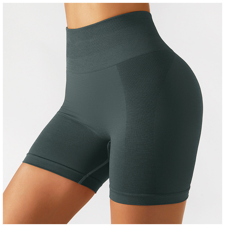 Custom Sports Wears  Womens Sexy Ass Seamless Gym Compression Shorts