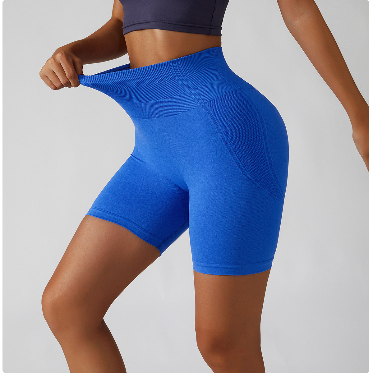 Wholesale Fitness Clothing High Waisted Sexy Ass Women Gym Workout Shorts