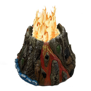 New volcano design indoor & outdoor propane deep bowl fire pit with cover