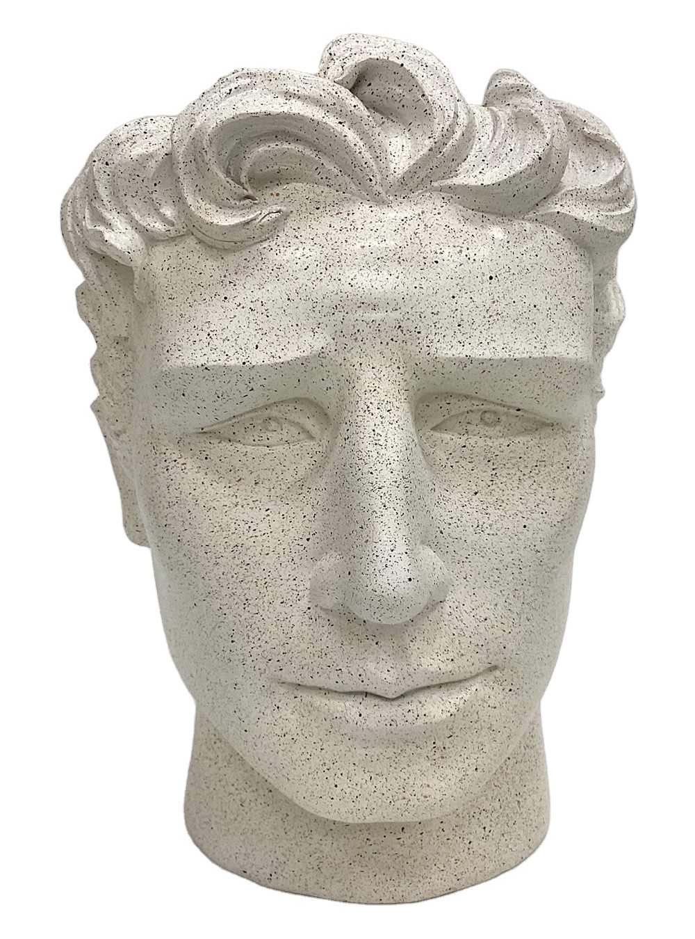 Customized Indoor Home Decor Life Size Bronze white with base David Statue Bust