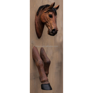 Polyresin life size horse statues for sale horse head wall decor