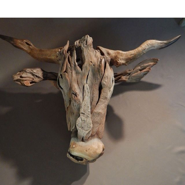 Wooden office ornament  animal sculpture carving wood horse statue for sale