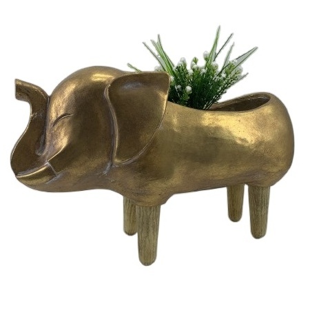 Customized European Style Antique Copper resin Animal Sculpture Life Size Casting Bronze Rhinoceros Garden Statue