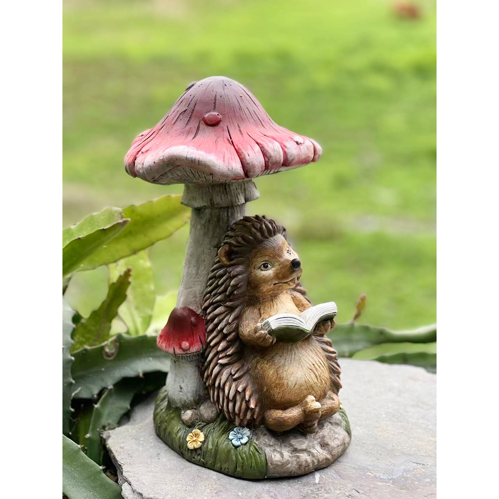 Garden Gnome Sculpture Outdoor Dwarf Ornaments Garden lawn Decoration