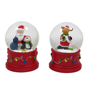 2023 Newly Custom Snow Globe Santa Empty Snow Globe European Style Resin Snow Globe Cup