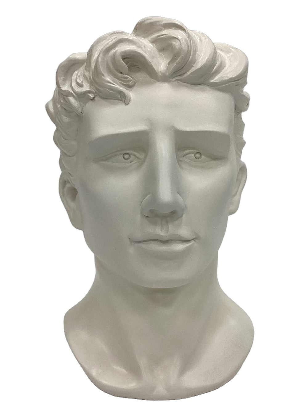 Customized Indoor Home Decor Life Size Bronze white with base David Statue Bust