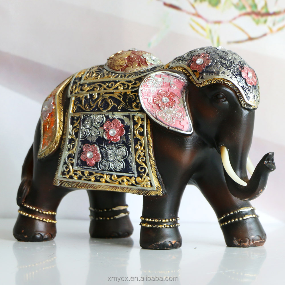 Resin decorative ornaments thailand elephant statue animal figurine