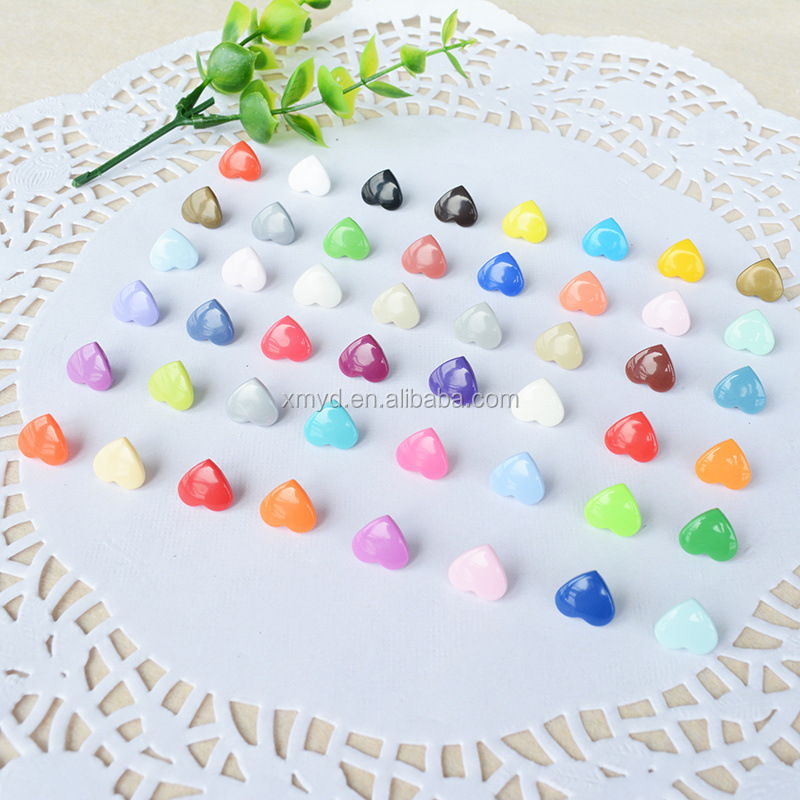 KAM Plastic Snap Button For Clothing, Heart Shape Snap Press Button XT502