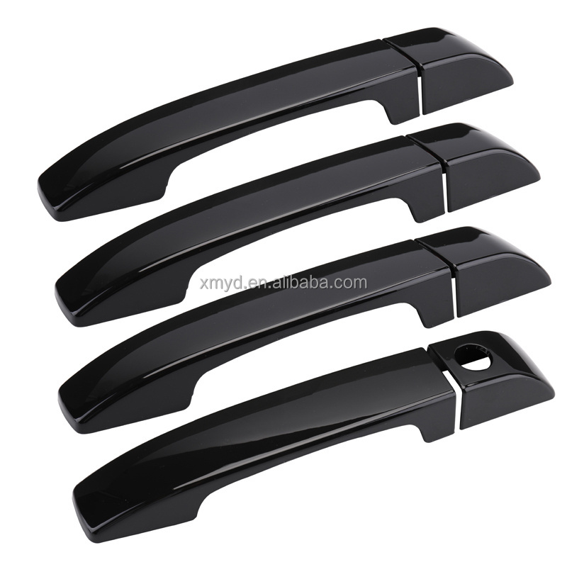 4 pcs/set Customize ABS Plastic Car Stickers Chrome Door Handle Catch Cover For Protection