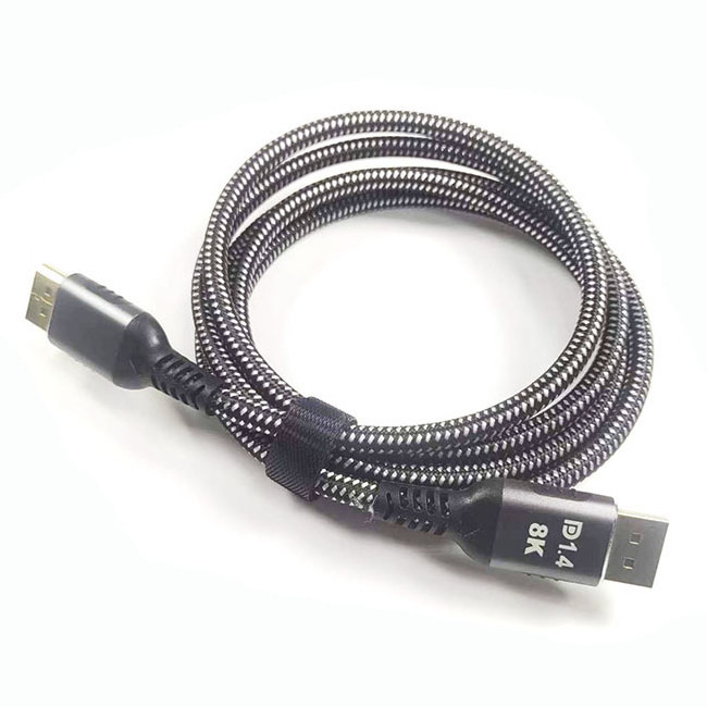 Laptop to Computer Braid Cable UHD 4K 8K Display Port to DP Cable