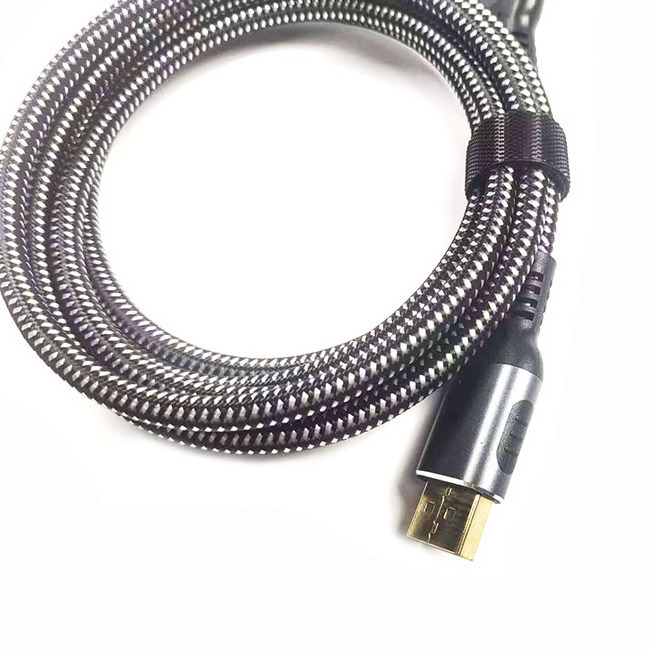 Laptop to Computer Braid Cable UHD 4K 8K Display Port to DP Cable