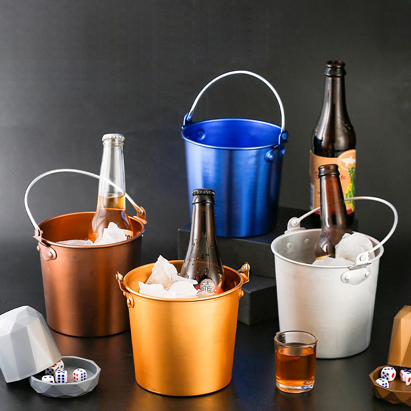 Aluminum ice bucket Beer Keg Metal Beer Bucket ice bucket