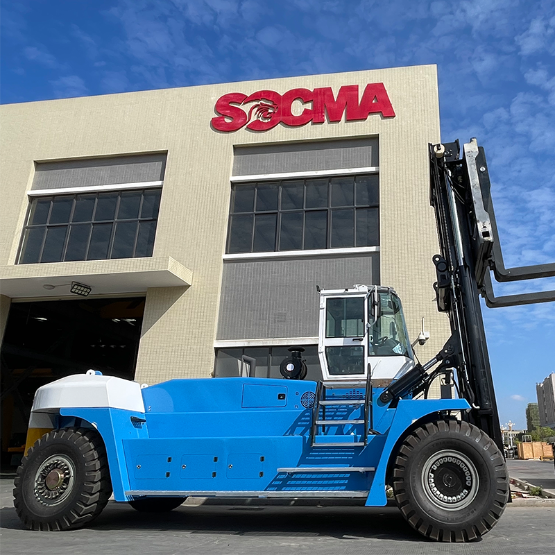 SOCMA 50ton Diesel Forklift 30ton 35ton 40ton 25ton Heavy duty forklift container handler forklift for sale