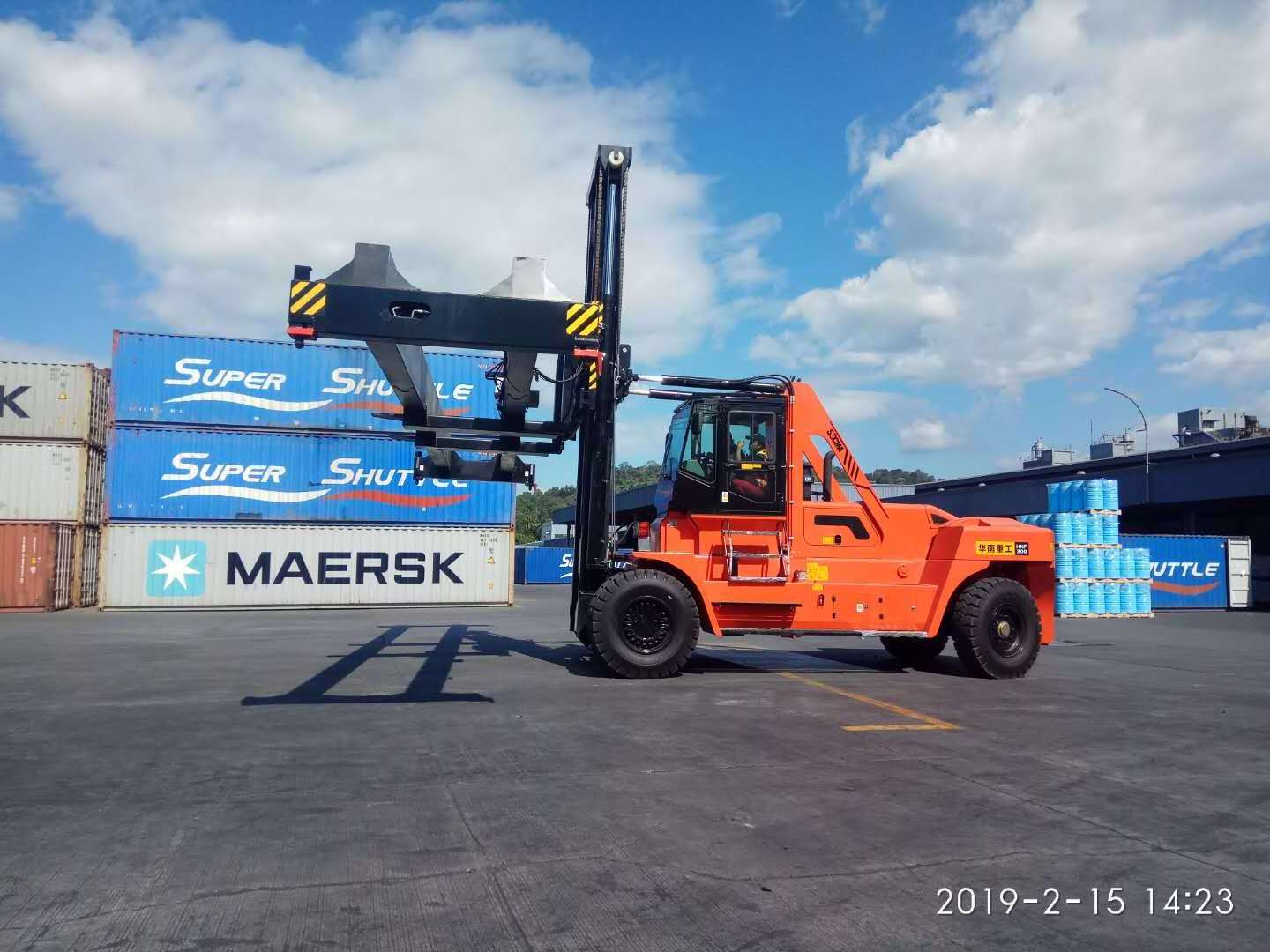 SOCMA container handling equipment 30t forklift 30t diesel forklift 30 ton heavy duty forklift